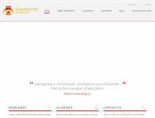 Tablet Screenshot of bannister.edu.ph